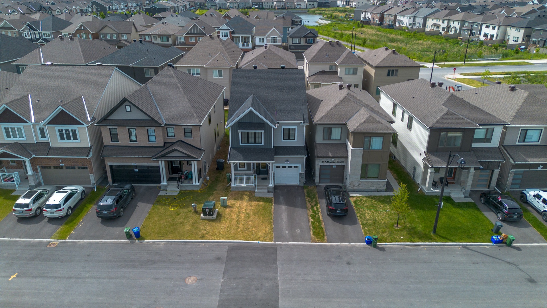Aerial drone shot
